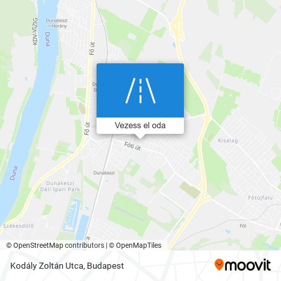Kodály Zoltán Utca térkép
