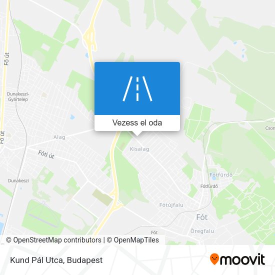Kund Pál Utca térkép