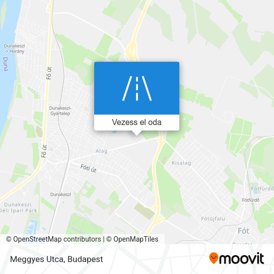 Meggyes Utca térkép