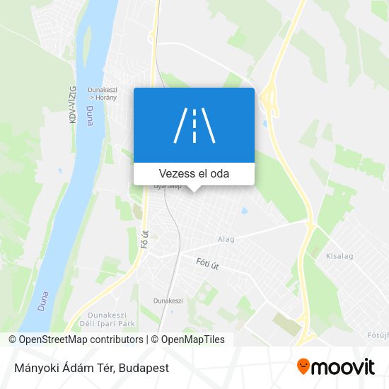 Mányoki Ádám Tér térkép