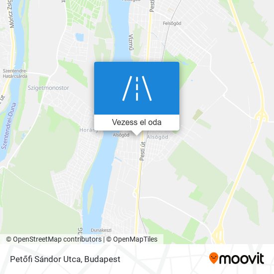 Petőfi Sándor Utca térkép