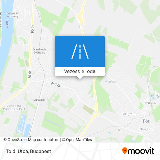 Toldi Utca térkép