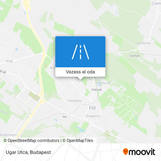 Ugar Utca térkép