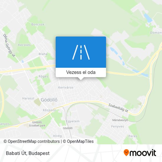 Babati Út térkép