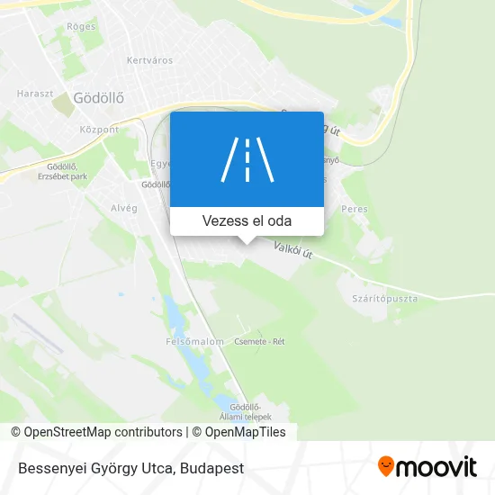 Bessenyei György Utca térkép