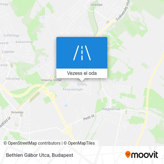 Bethlen Gábor Utca térkép