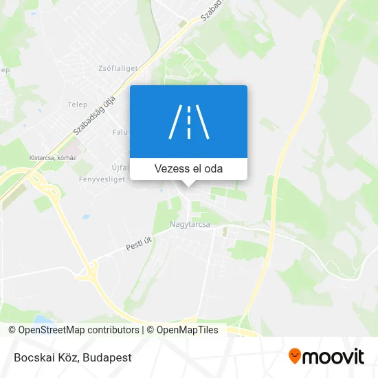 Bocskai Köz térkép