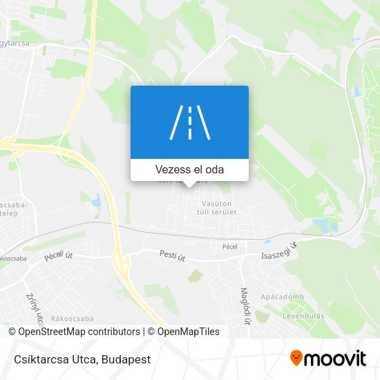 Csíktarcsa Utca térkép