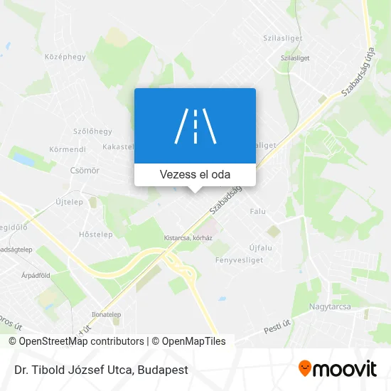 Dr. Tibold József Utca térkép