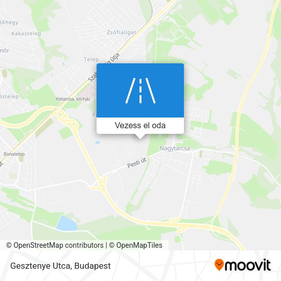 Gesztenye Utca térkép