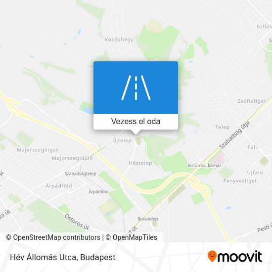 Hév Állomás Utca térkép