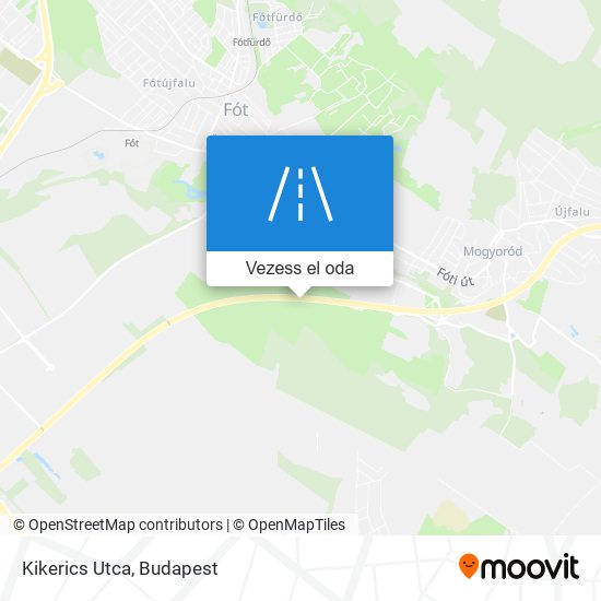 Kikerics Utca térkép