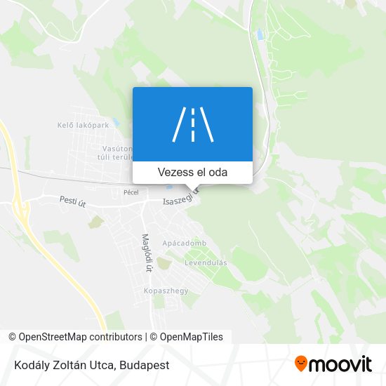 Kodály Zoltán Utca térkép