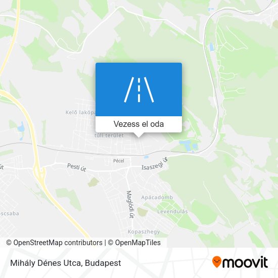Mihály Dénes Utca térkép