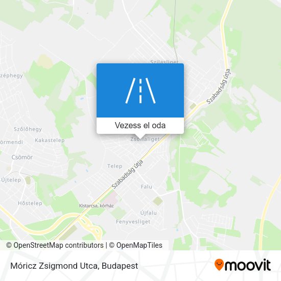 Móricz Zsigmond Utca térkép