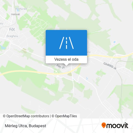 Mérleg Utca térkép
