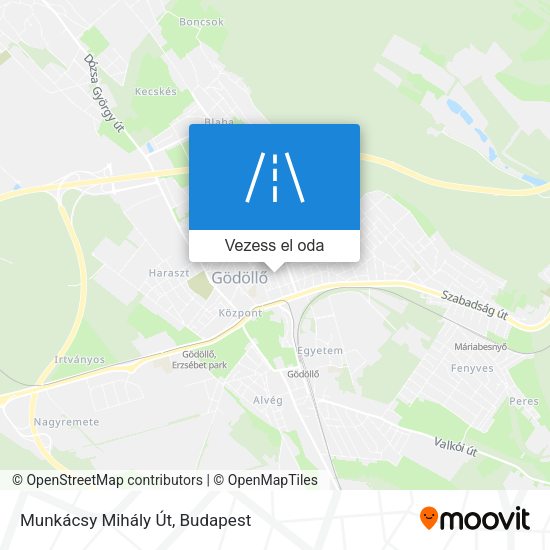Munkácsy Mihály Út térkép