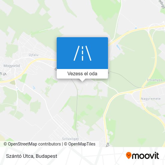 Szántó Utca térkép