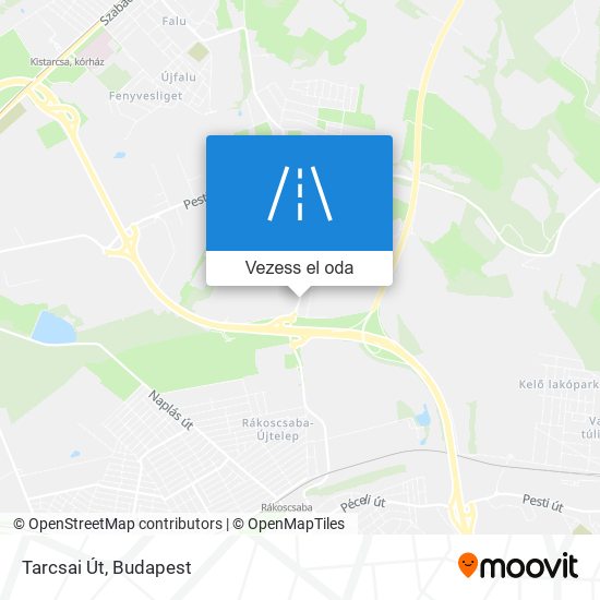 Tarcsai Út térkép