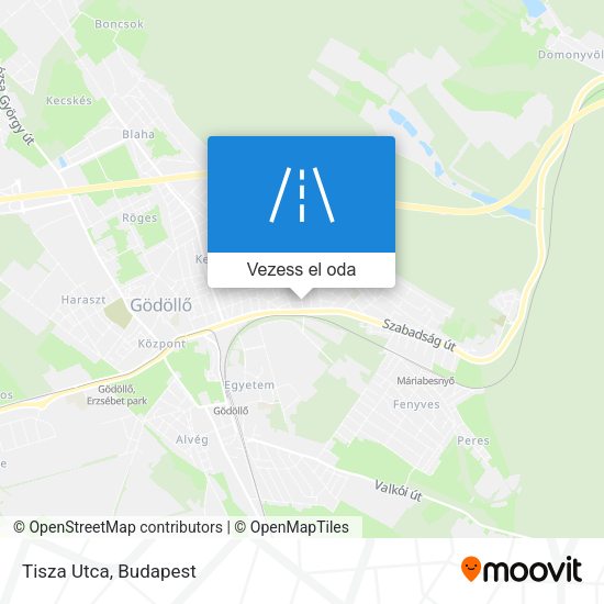 Tisza Utca térkép