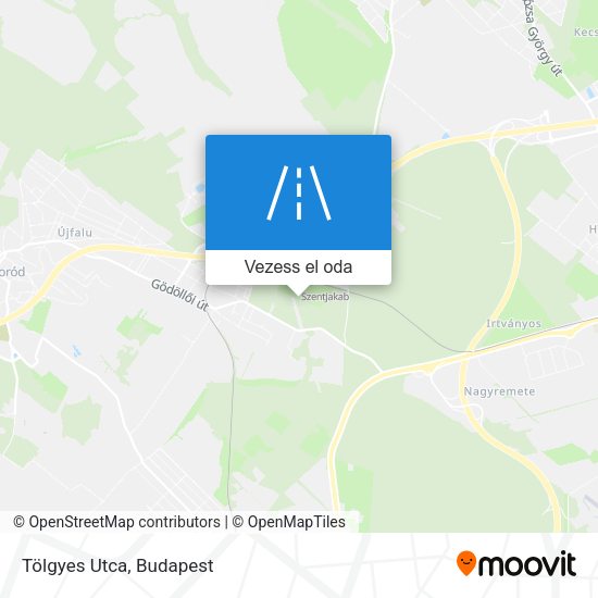 Tölgyes Utca térkép