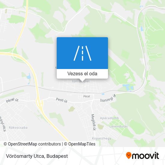 Vörösmarty Utca térkép