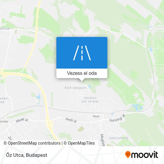 Őz Utca térkép