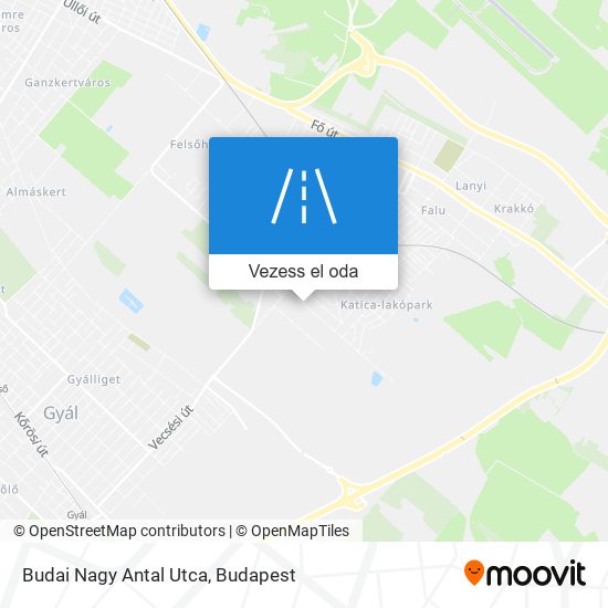 Budai Nagy Antal Utca térkép