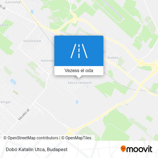 Dobó Katalin Utca térkép
