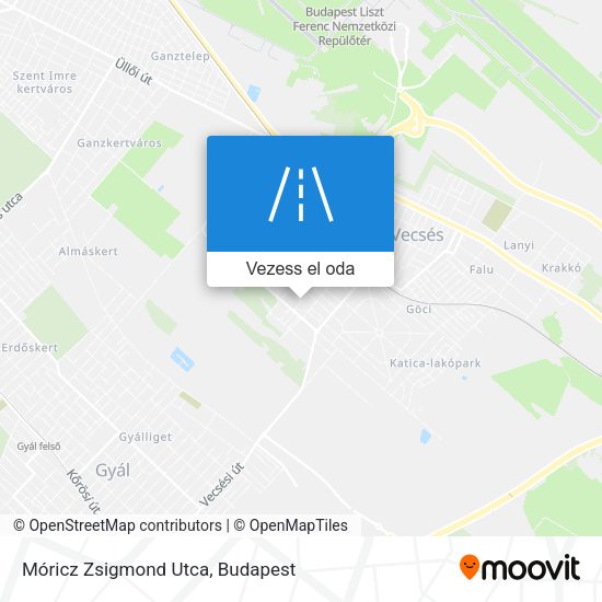 Móricz Zsigmond Utca térkép