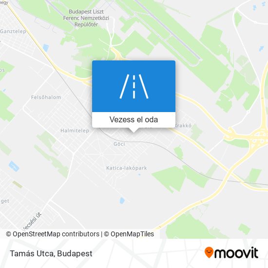 Tamás Utca térkép