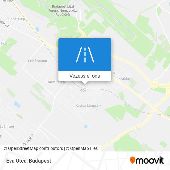 Éva Utca térkép