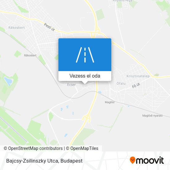 Bajcsy-Zsilinszky Utca térkép