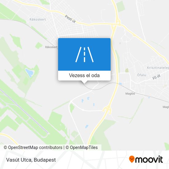 Vasút Utca térkép
