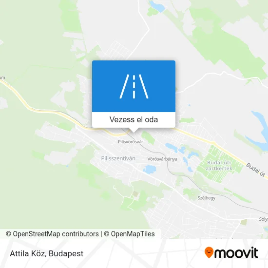 Attila Köz térkép