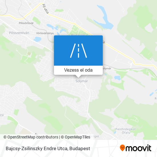 Bajcsy-Zsilinszky Endre Utca térkép