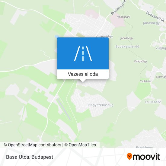 Basa Utca térkép