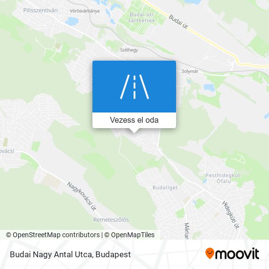 Budai Nagy Antal Utca térkép