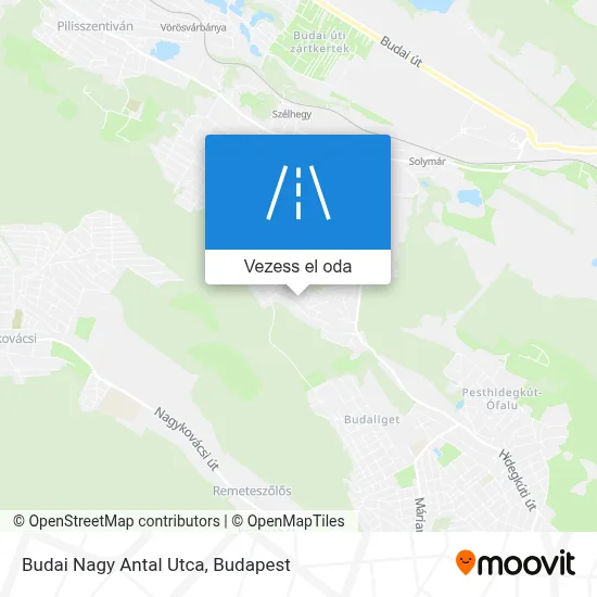 Budai Nagy Antal Utca térkép
