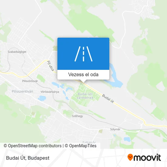 Budai Út térkép