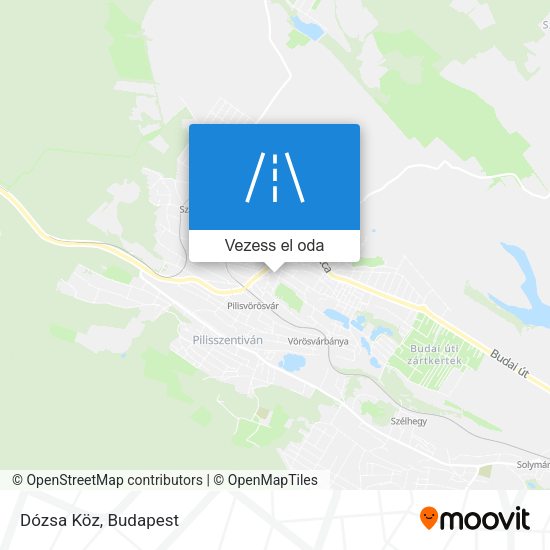 Dózsa Köz térkép