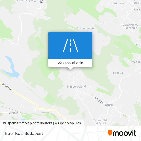 Eper Köz térkép