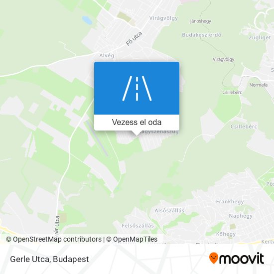 Gerle Utca térkép