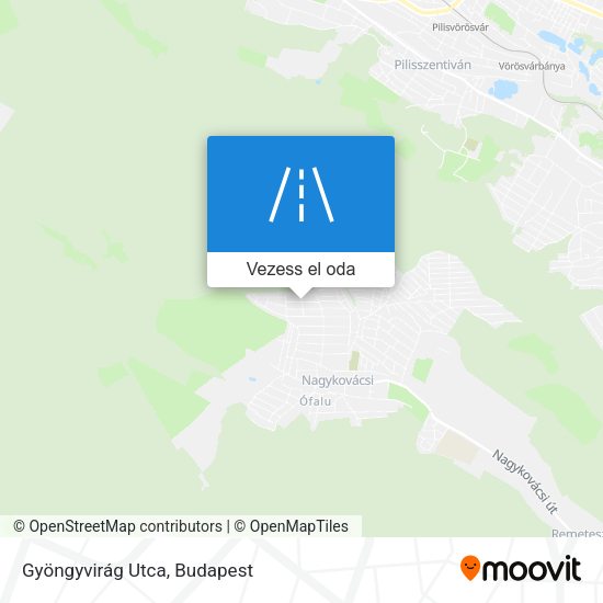 Gyöngyvirág Utca térkép