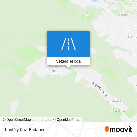 Kastély Köz térkép