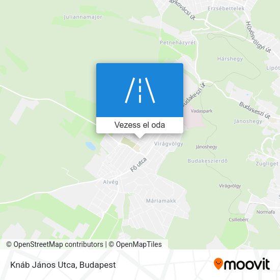 Knáb János Utca térkép