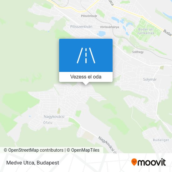 Medve Utca térkép