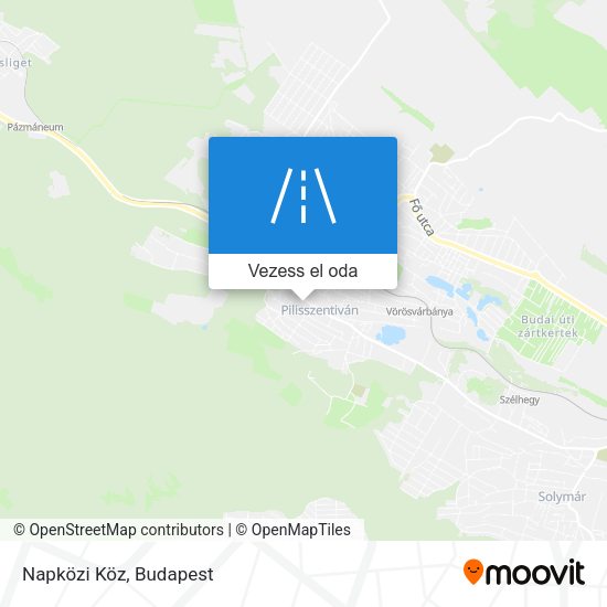 Napközi Köz térkép