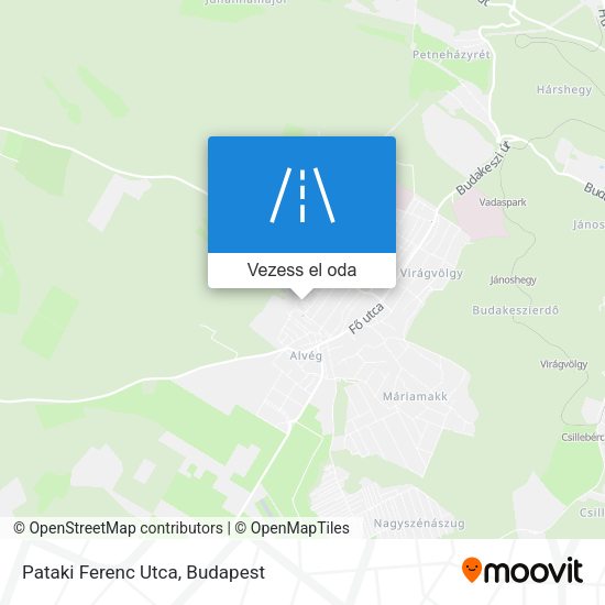 Pataki Ferenc Utca térkép