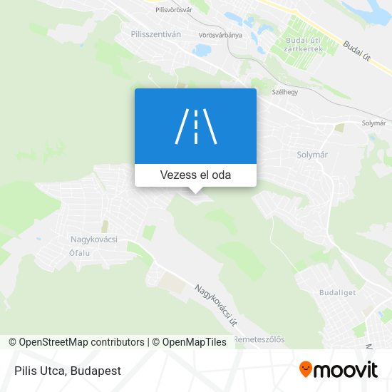 Pilis Utca térkép